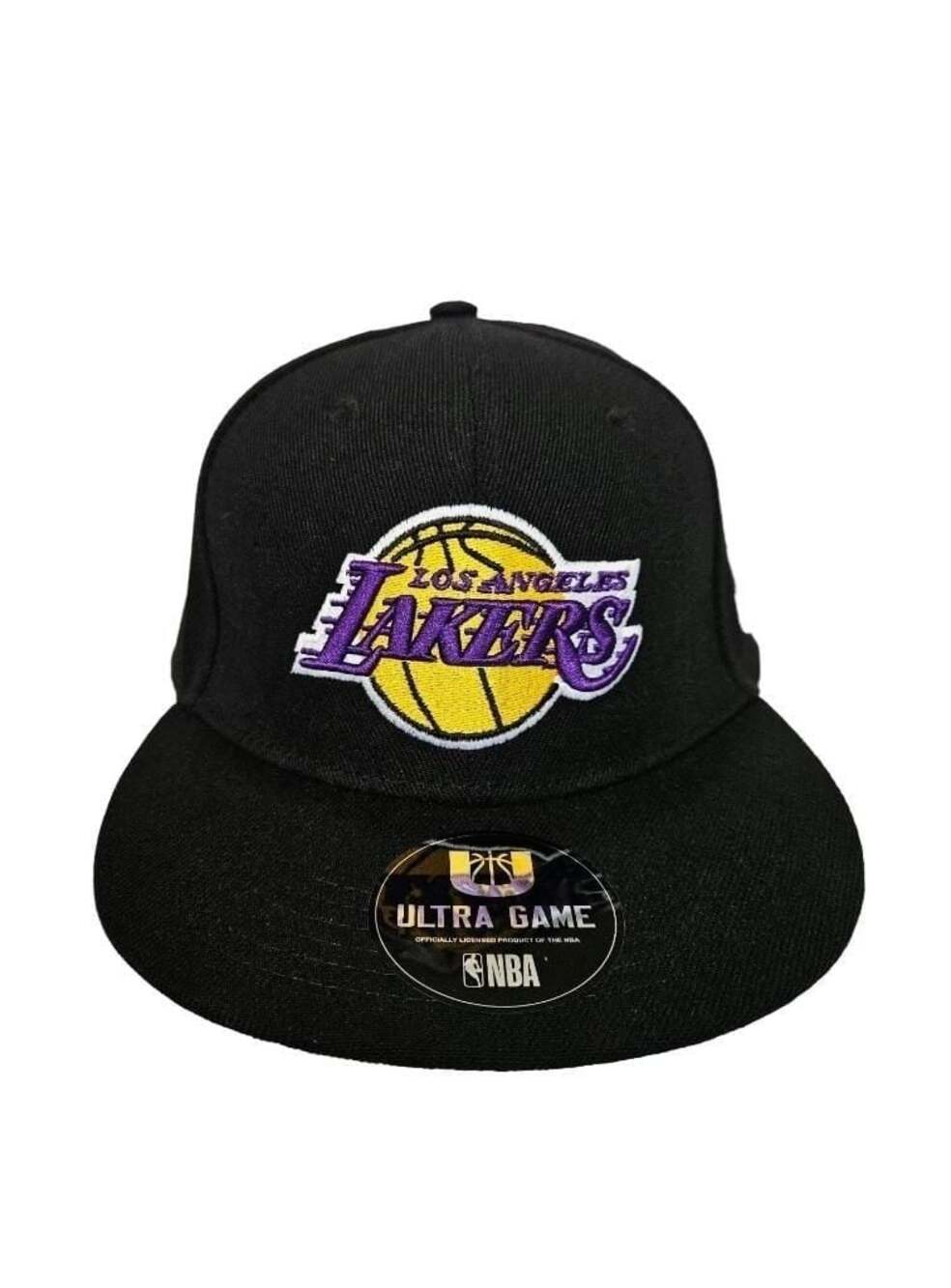 Ultra Game NBA Los Angeles Lakers Cap Black Twill Snapback Hat
